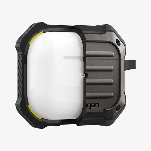 ASD00537 - Apple AirPods Pro Case Tough Armor in black showing the front